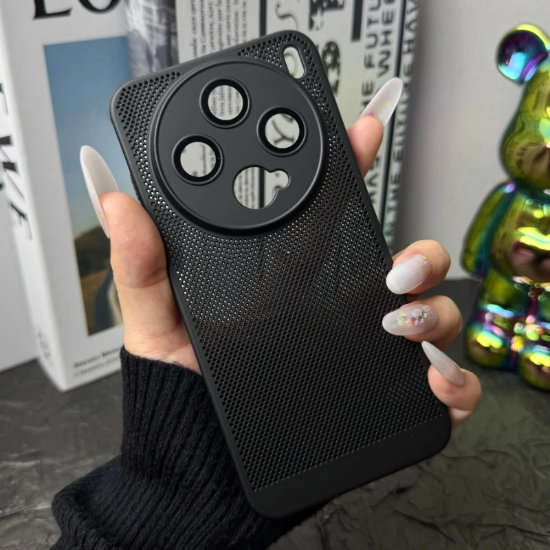 【超清镜头膜+超薄散热】适用VIVO全型号肤感防指纹手机壳全包防摔