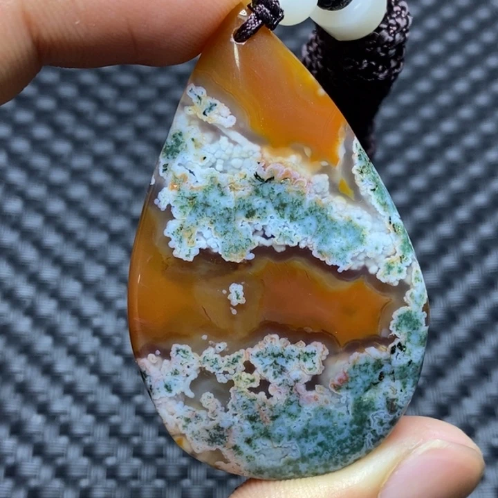 玛瑙/玉髓颈饰未镶嵌石****送