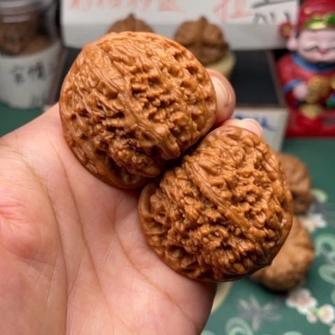 【闪购商品】文玩核桃吊坠43蚂蚁沟