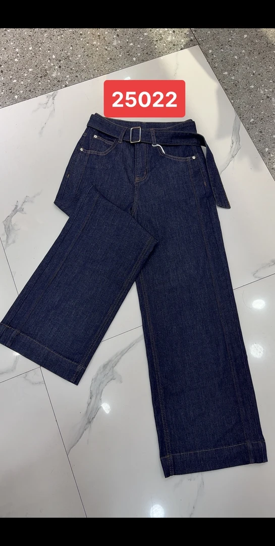 [ W i F i ]25022新款阔腿裤高腰宽松显瘦直筒牛仔裤