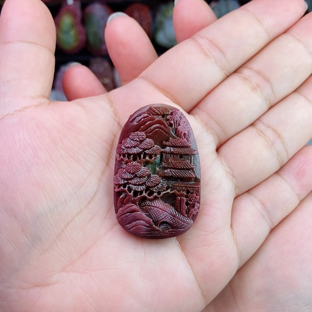 未镶嵌石英质玉（盐源）珠宝半成品