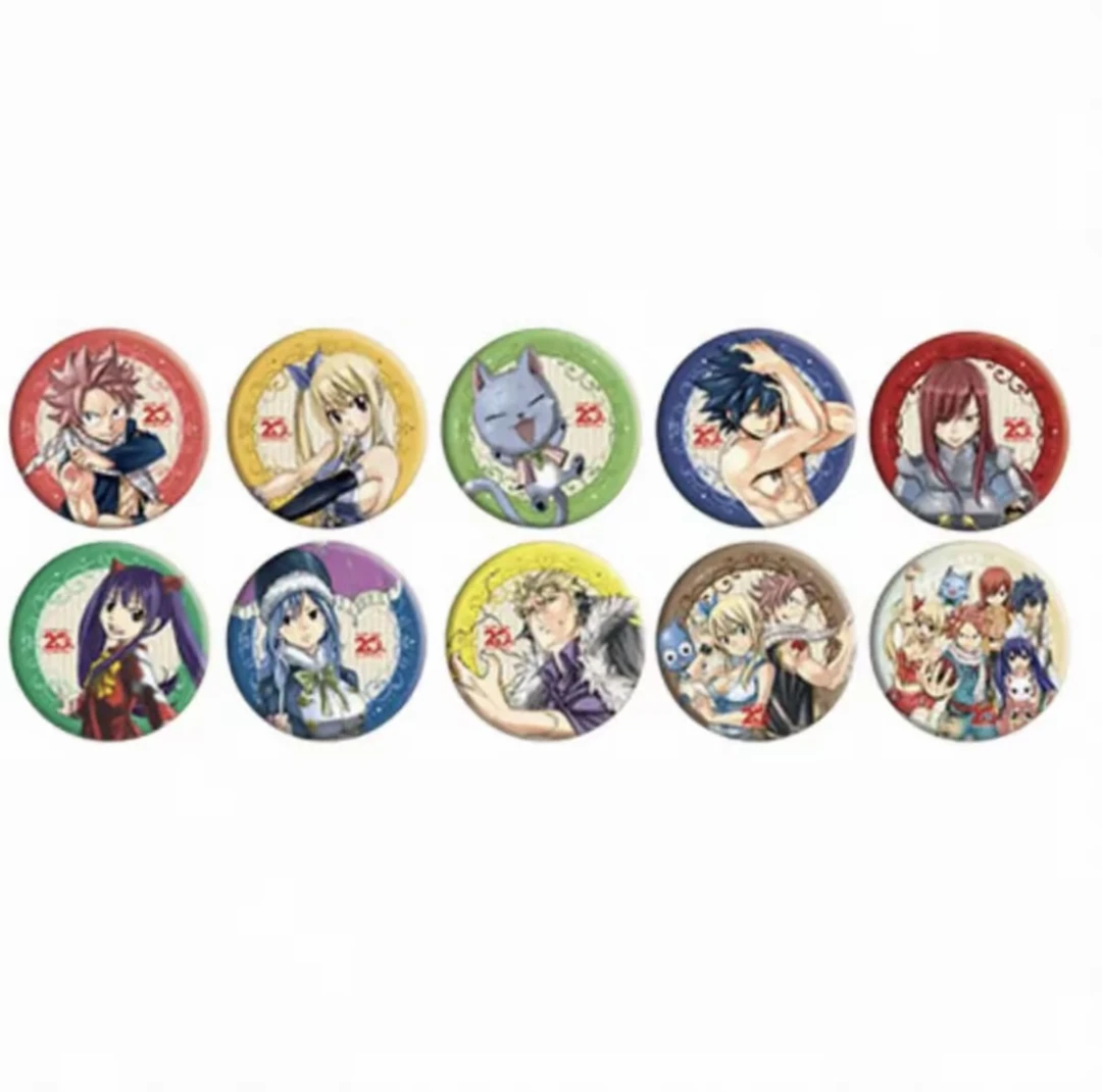 【国现】妖精的尾巴 animate cafe20周年系列 吧唧色纸麻将盲盒