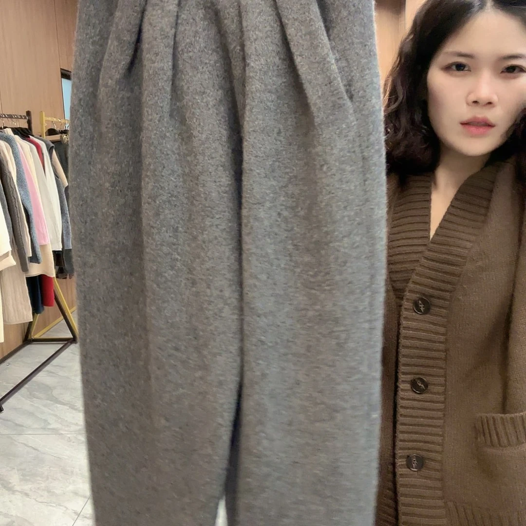 山羊绒加厚裤子500克巨厚