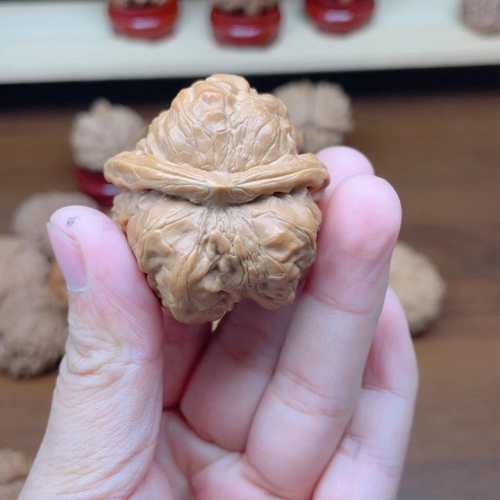 没***白文玩核桃吊坠蛤蟆