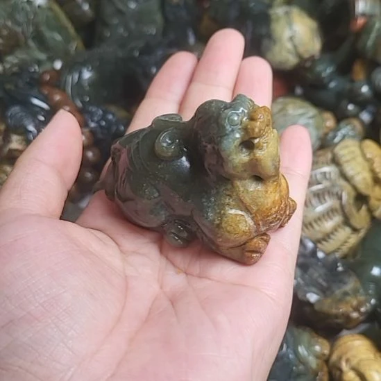岫岩河磨玉（透闪石质玉）未镶嵌挂件