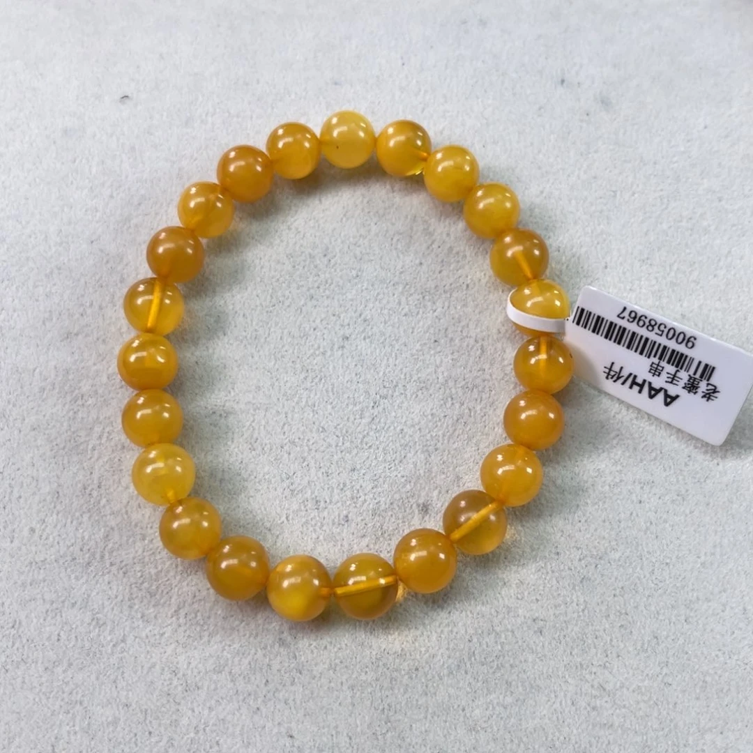 珍***惜未镶嵌琥珀裸石金绞蜜老蜜8m