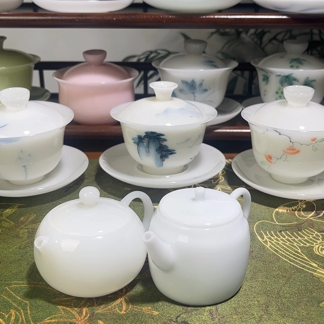 璞玉茶壶 冰种手工茶壶gggggggggggg