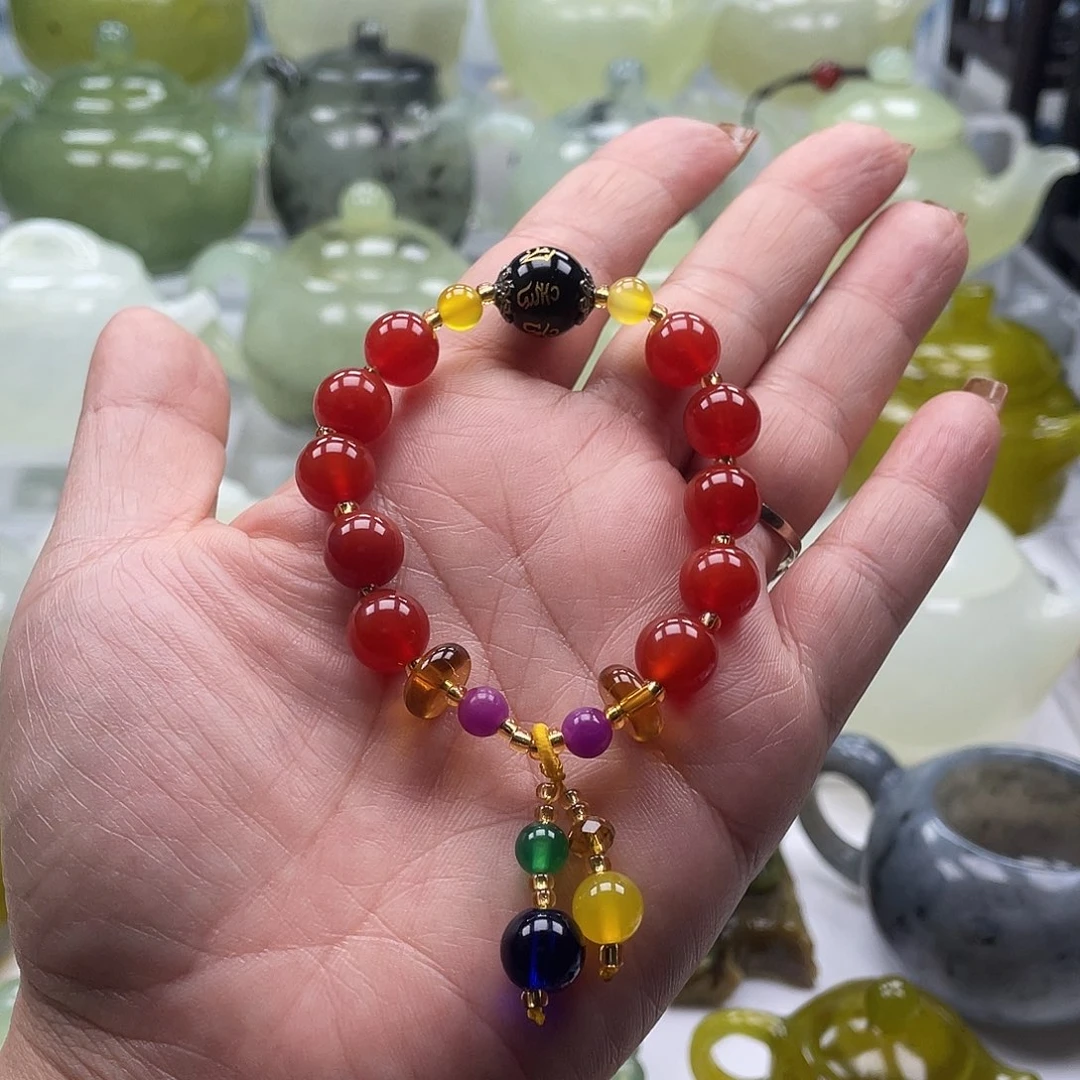 蛇纹石玉未镶嵌手链