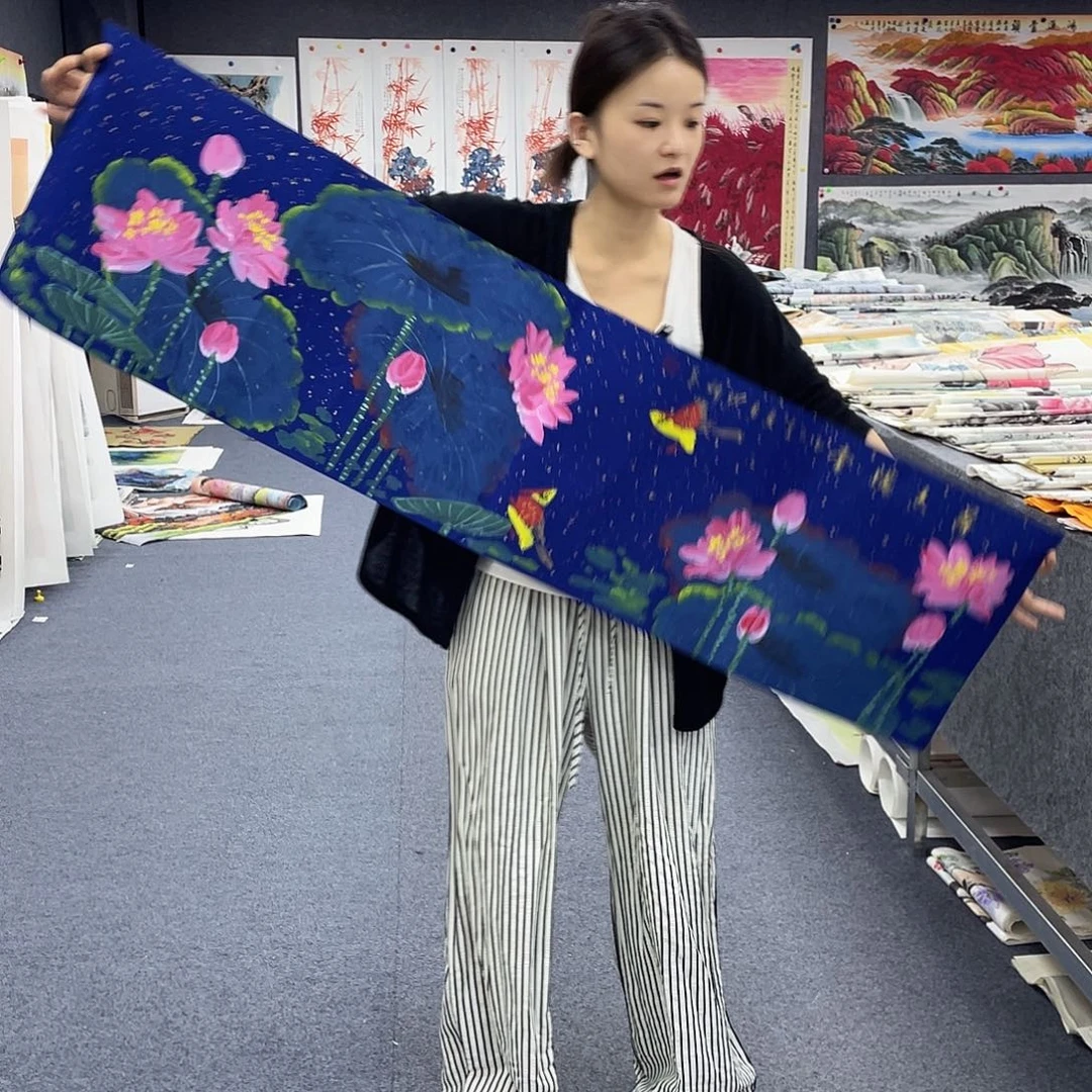 国画作品小姐姐放漏…