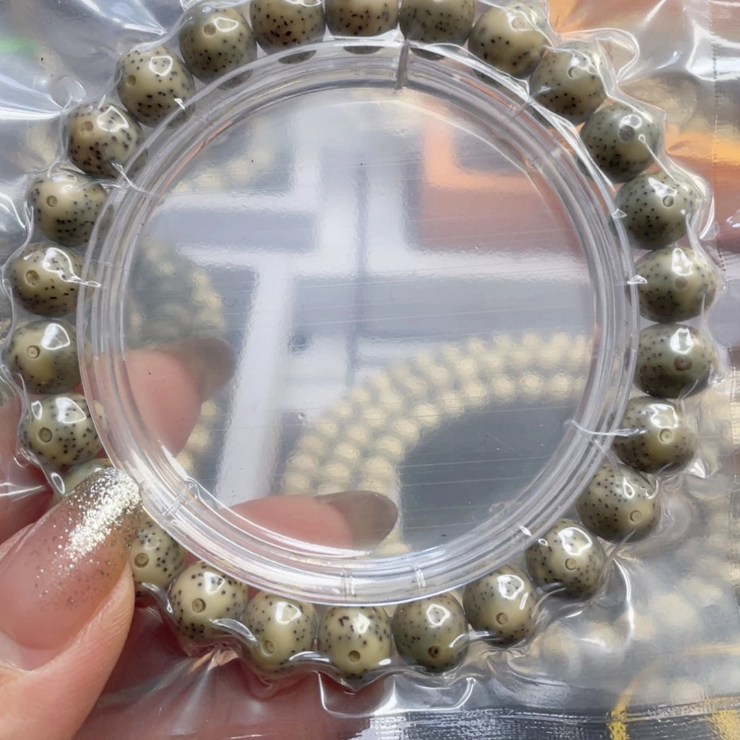 手串星月菩提石玉料糯冰小苹果手串尺寸10