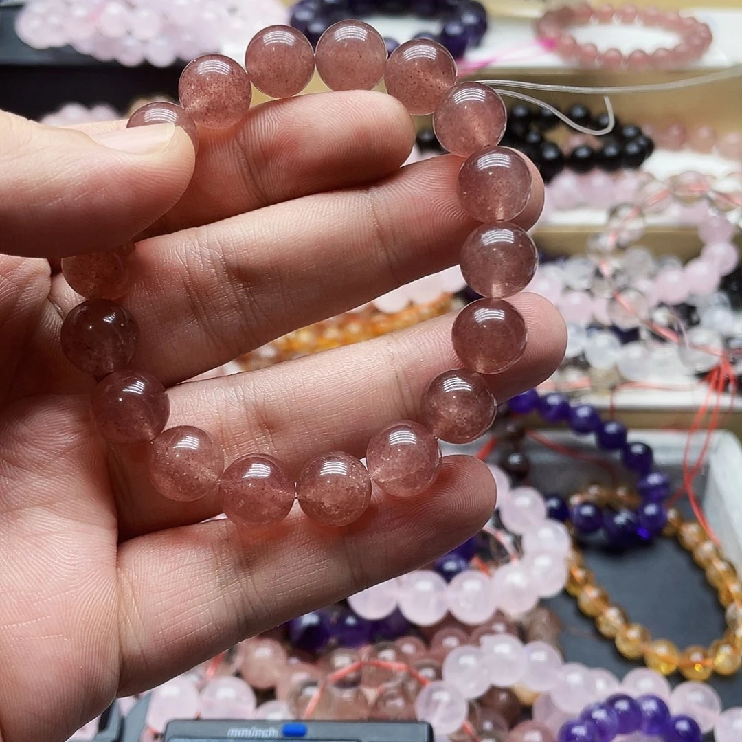 银S925镶嵌手链水晶天然
