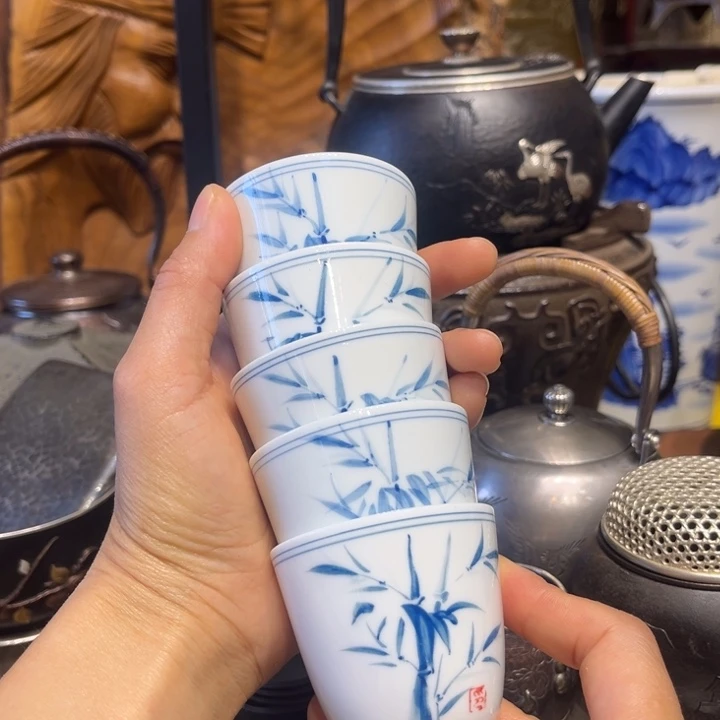 蜜安罐瓷香炉锡茶则