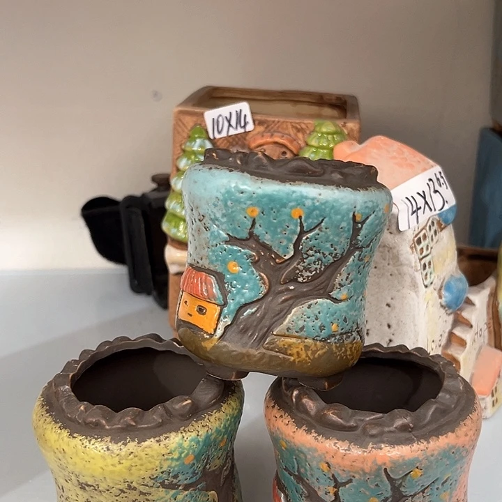 红陶粗陶多肉花盆