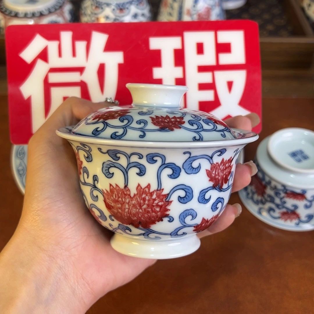 景德镇手工手绘陶瓷微瑕