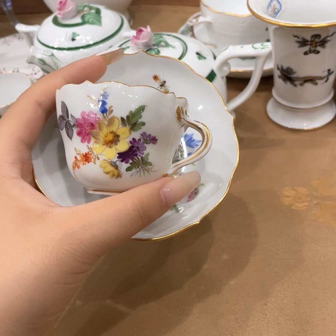 瓷片中古一等摩卡杯