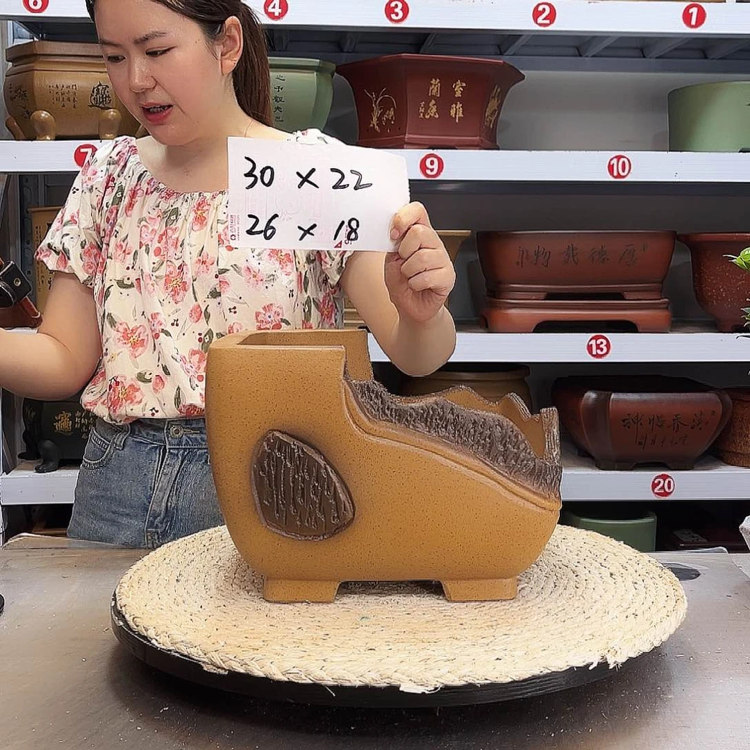 紫砂花盆紫砂花盆