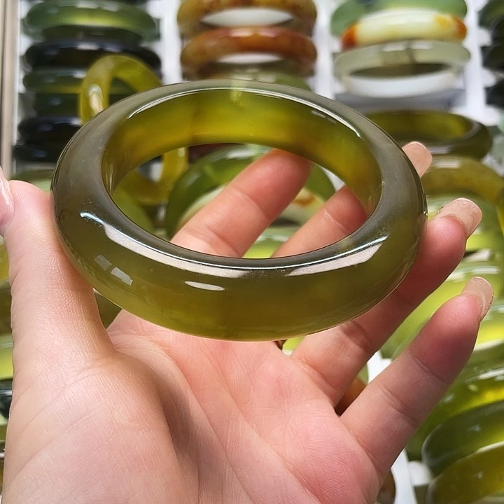 蛇纹石玉合金手镯