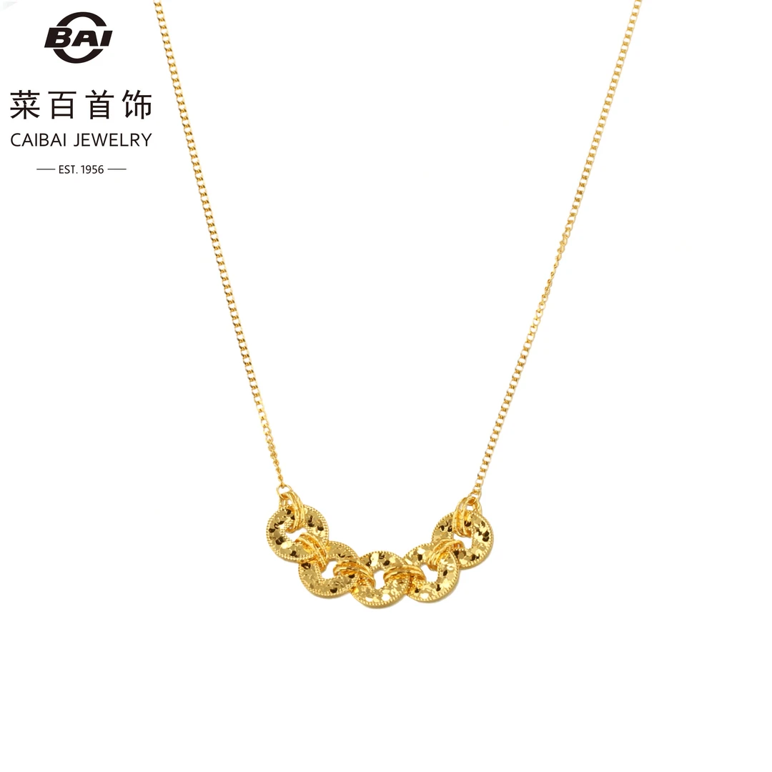 CBAI/菜百GA足金项链 时尚