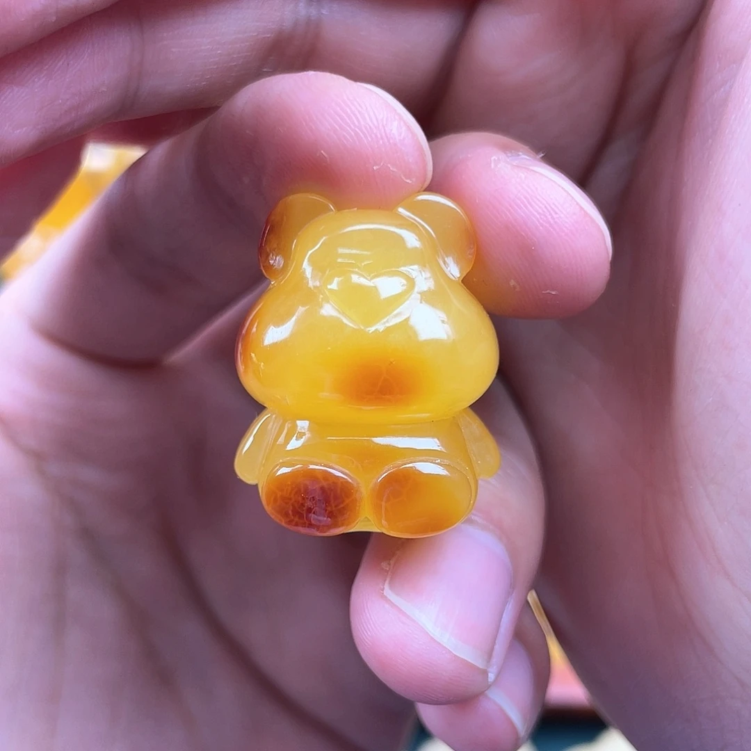 琥珀裸石未镶嵌蜜蜡