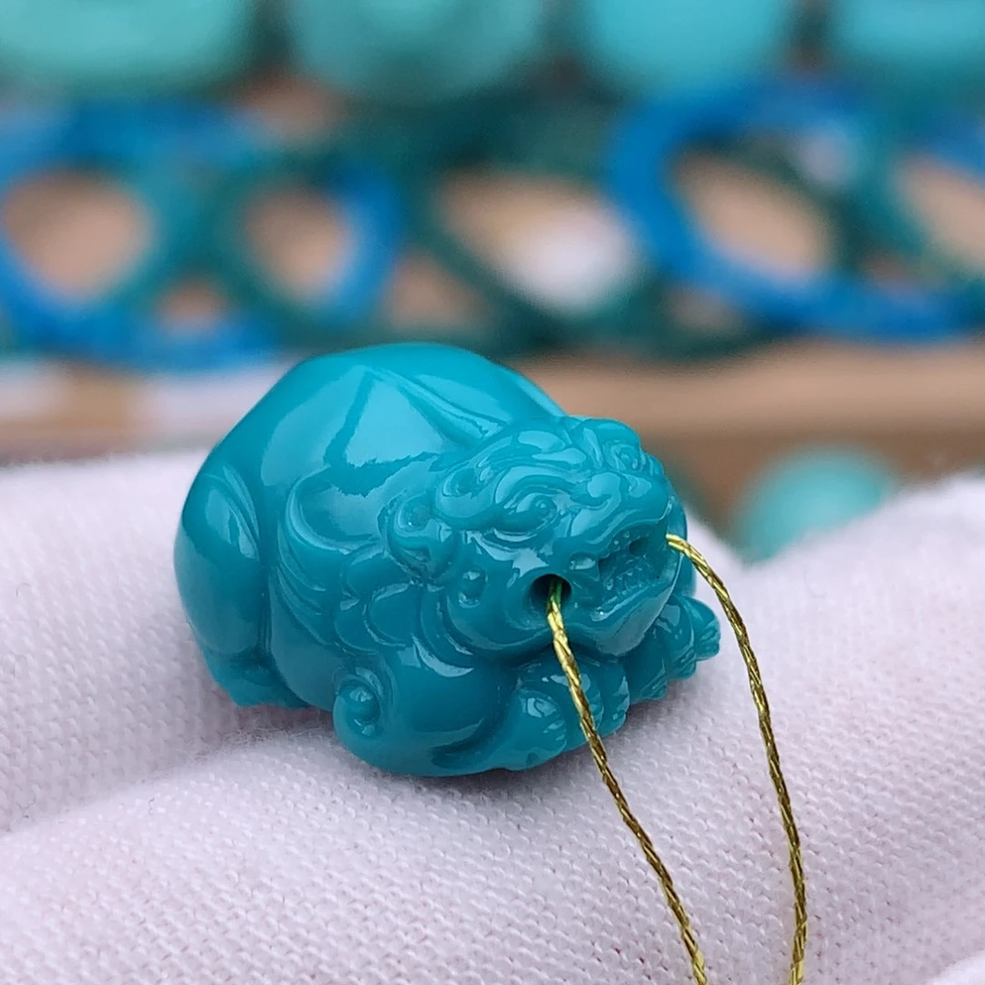 未镶嵌绿松石珠宝奇石貔貅