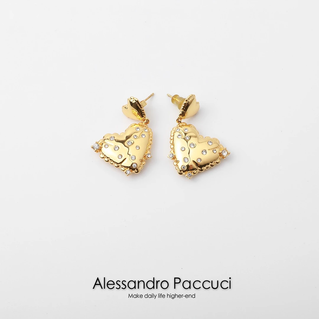 铜合金合成锆石耳饰 AP洛哥17001X时尚耳环