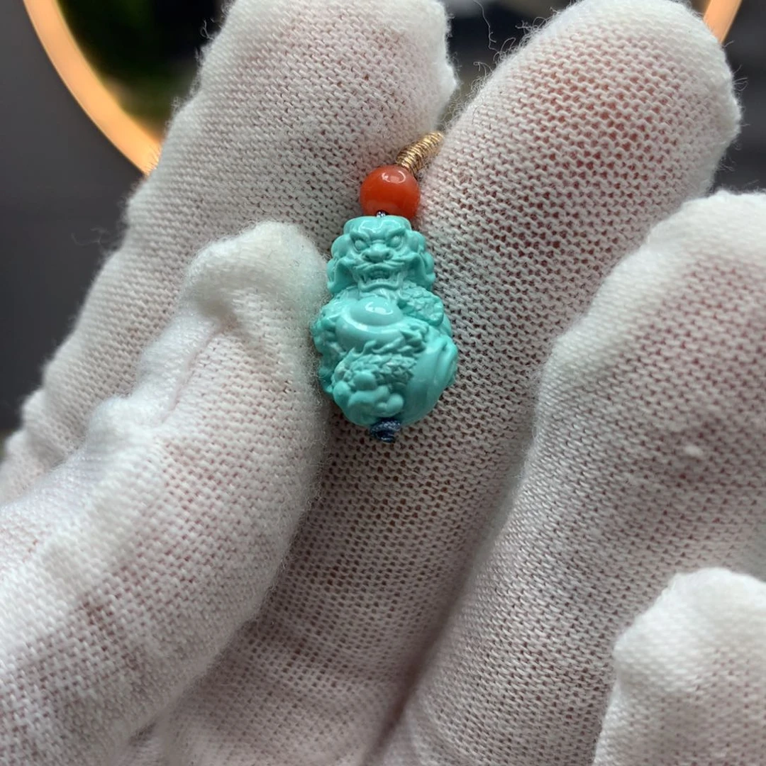 绿松石挂件未镶嵌