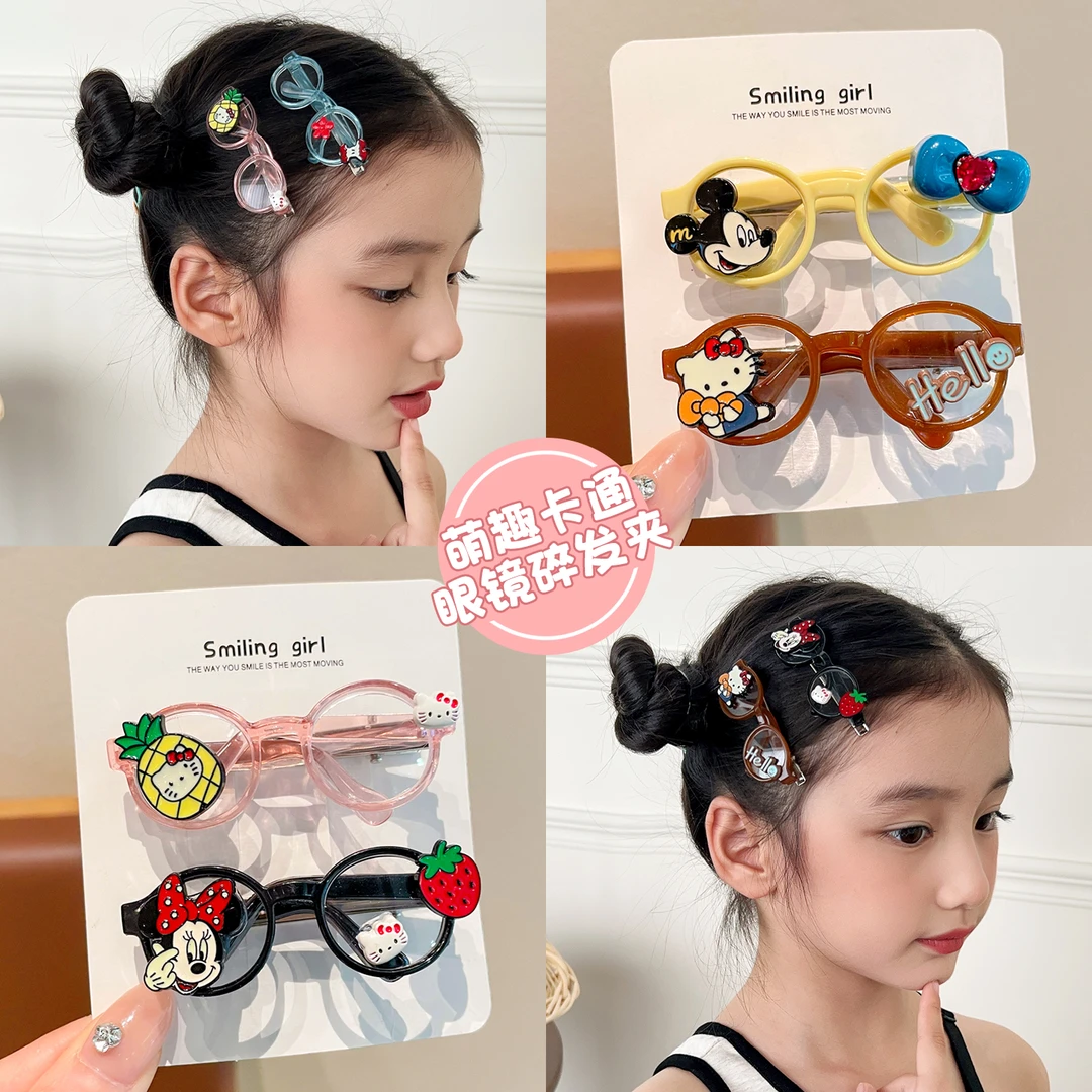 2025KT猫新款少女风抓夹发夹卡通极简风鸭嘴夹可爱发卡女童公主