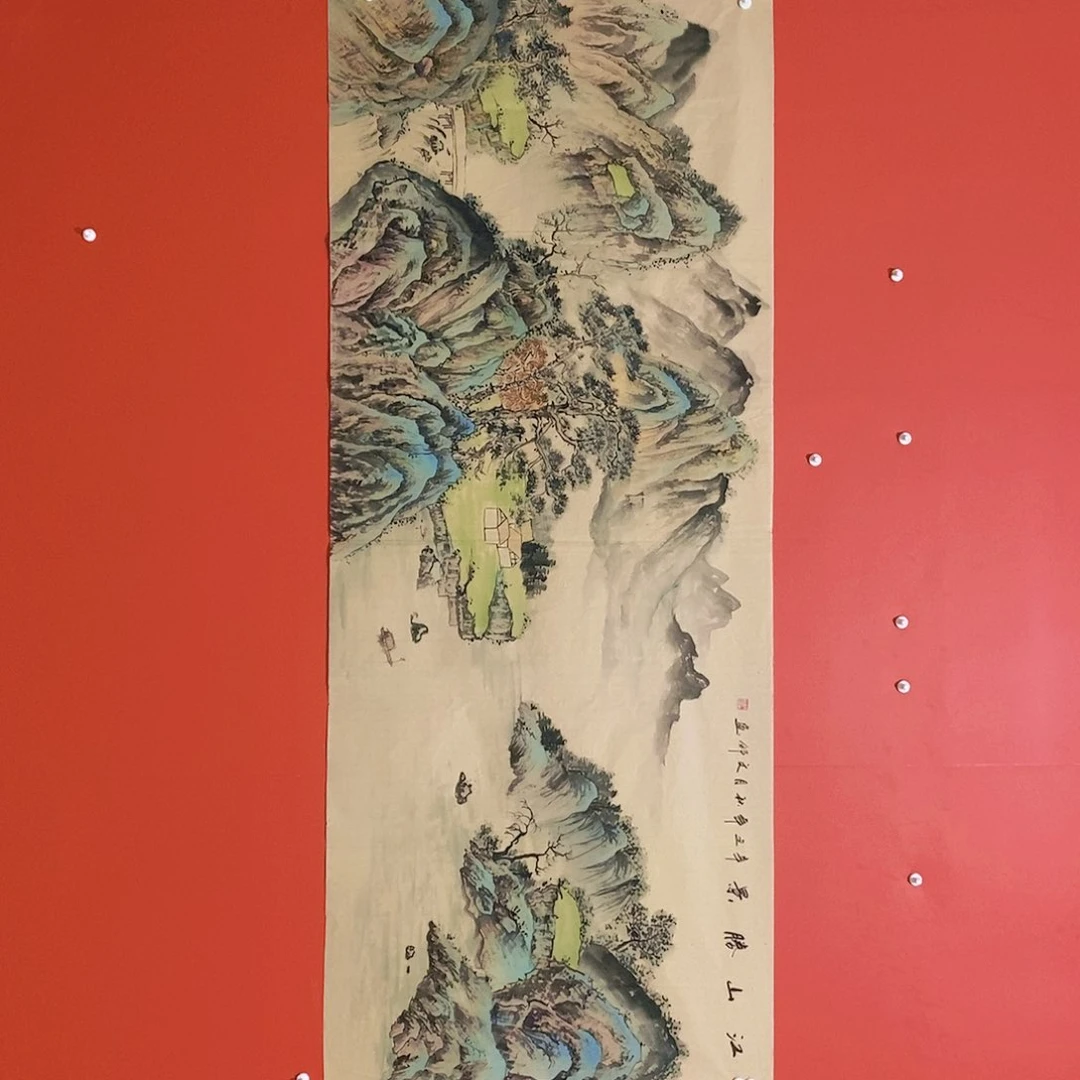 国画山水花鸟国画作品