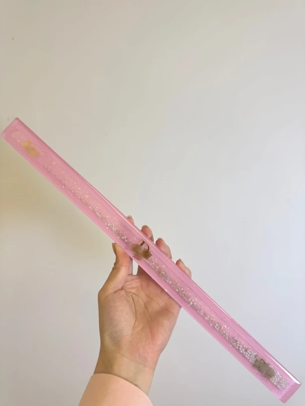 牌尺 粉壳雕雕 光板