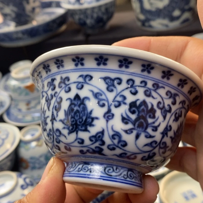 【闪购商品】景德镇青花主人杯