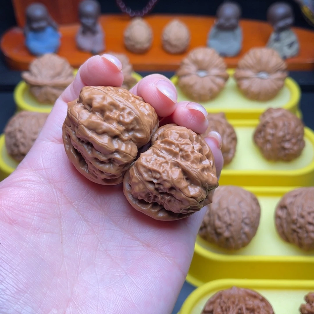 文玩核桃把件38蛤蟆头