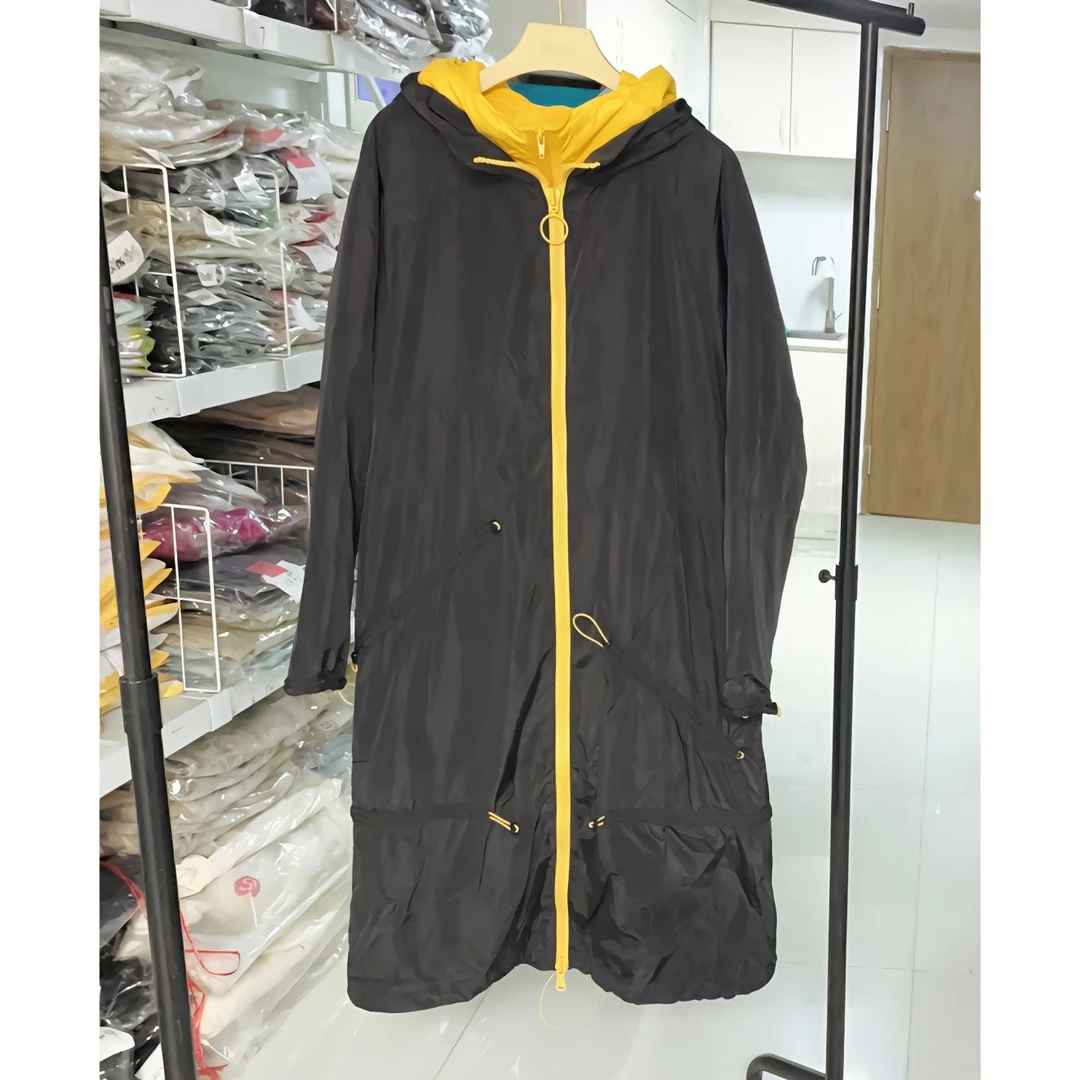 【不退换】朵以可拆卸两穿派克中长羽绒服33DD948117原1199现199