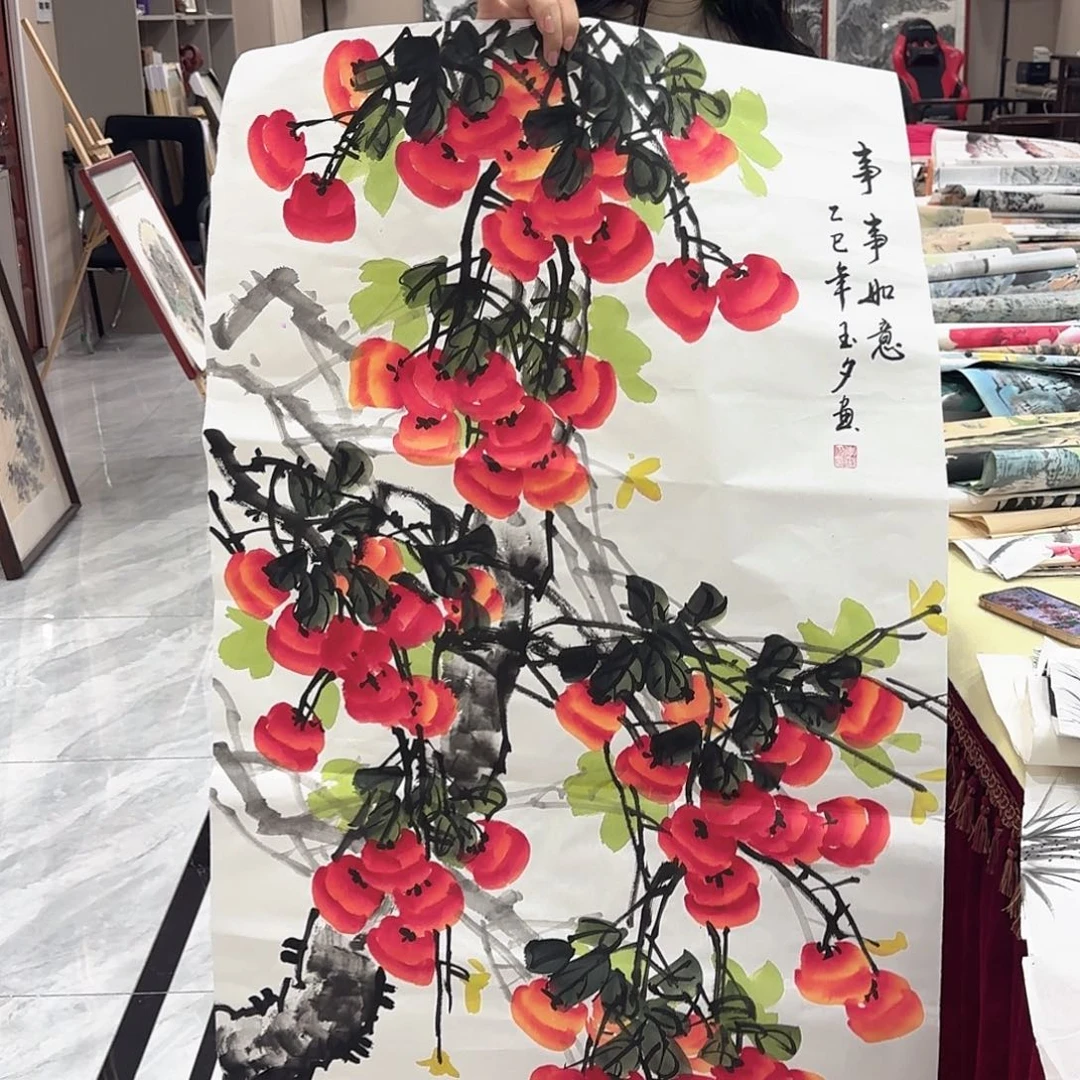 国画国画作品多次入选