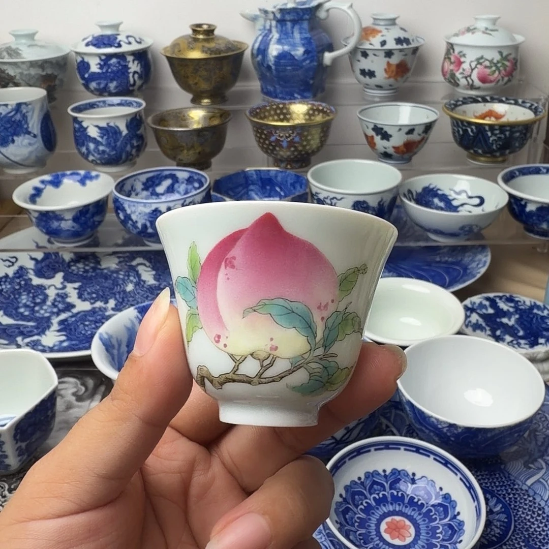 杯景德镇陶瓷手工手绘