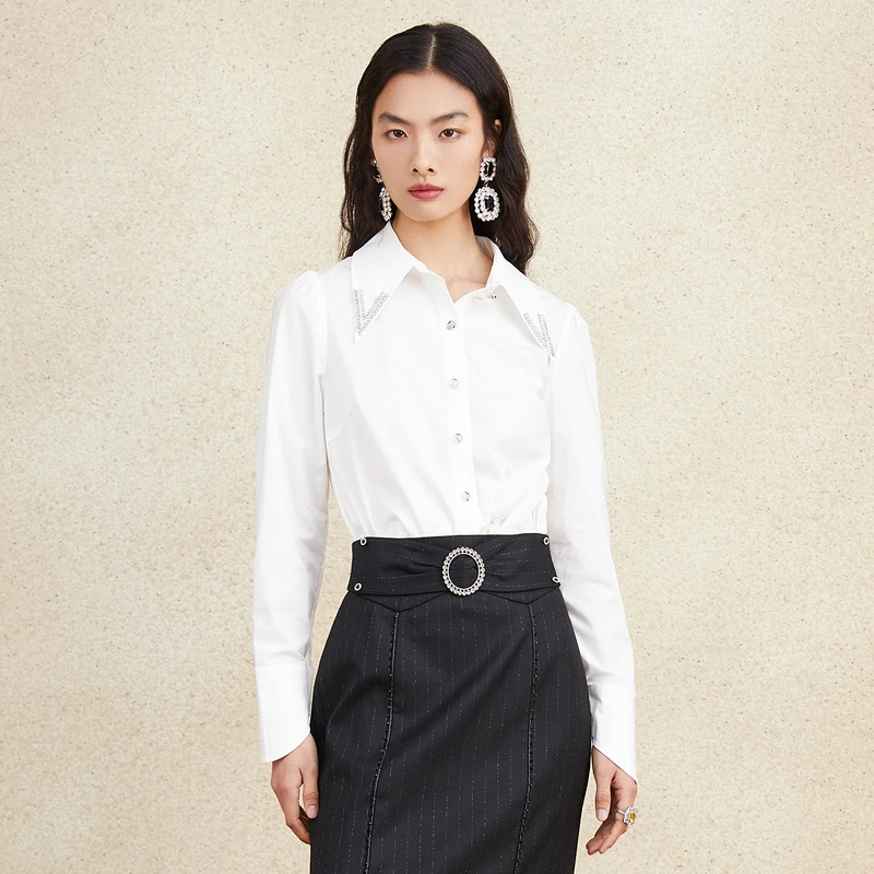 ZRAU新款质感时尚通勤衬衫91030411060