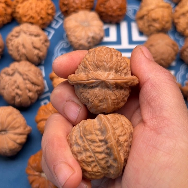 文玩核桃把件万***命南瓜