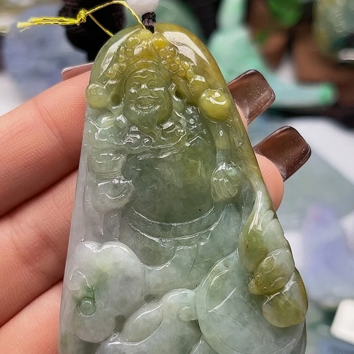 翡翠未镶嵌颈饰挂件