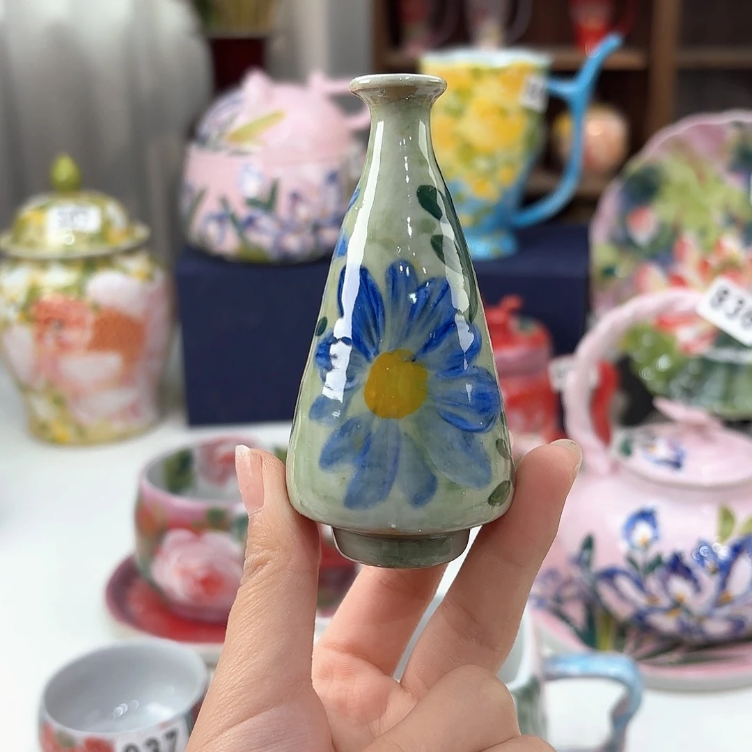 景德镇手绘高温釉下彩陶瓷茶具