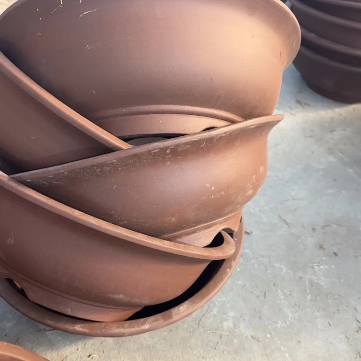 紫砂花盆100-5。