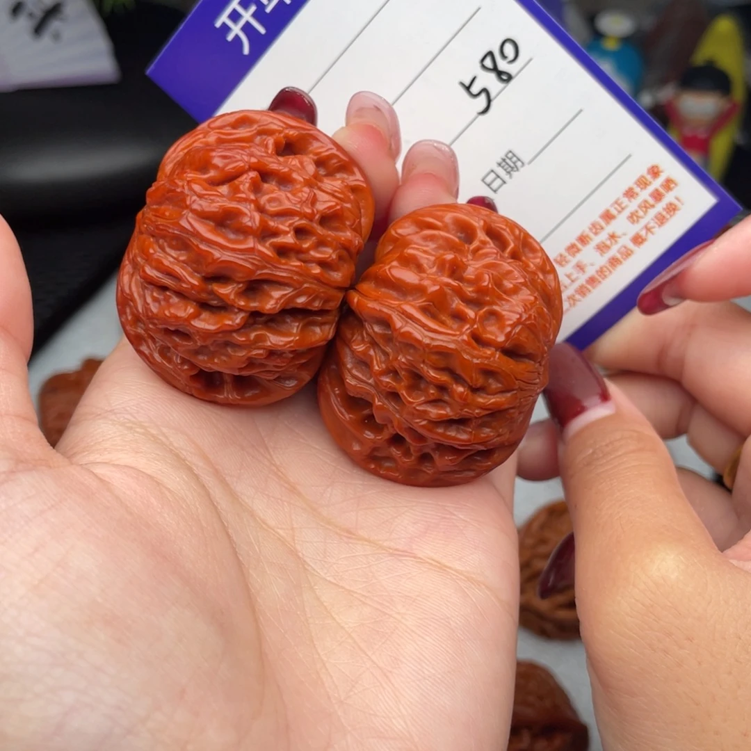 桃核把件43磨盘580