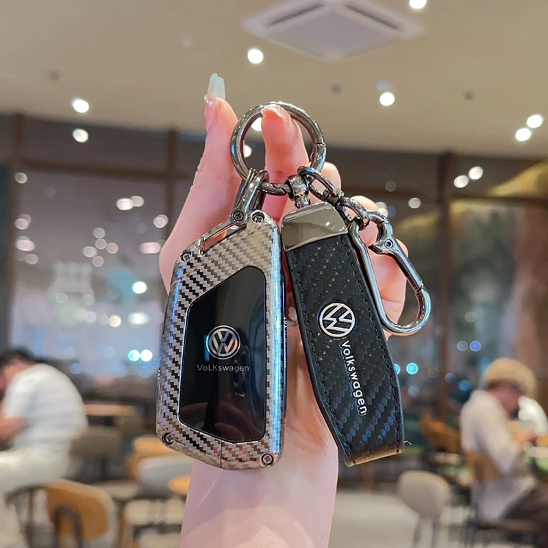 大众钥匙套揽巡id3揽境威然途昂帕萨特id6车id4高尔夫8壳迈腾扣包