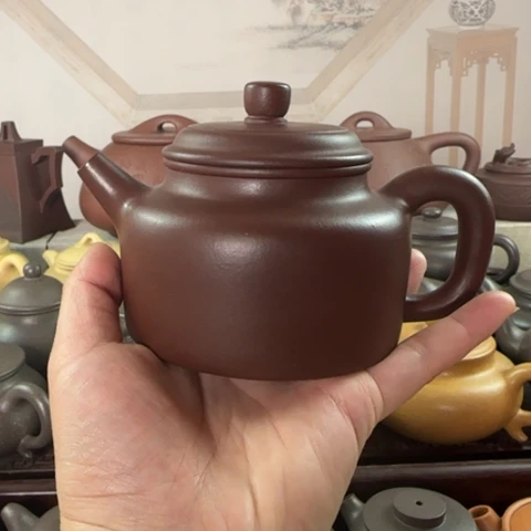 紫砂茶壶底槽清料240cc