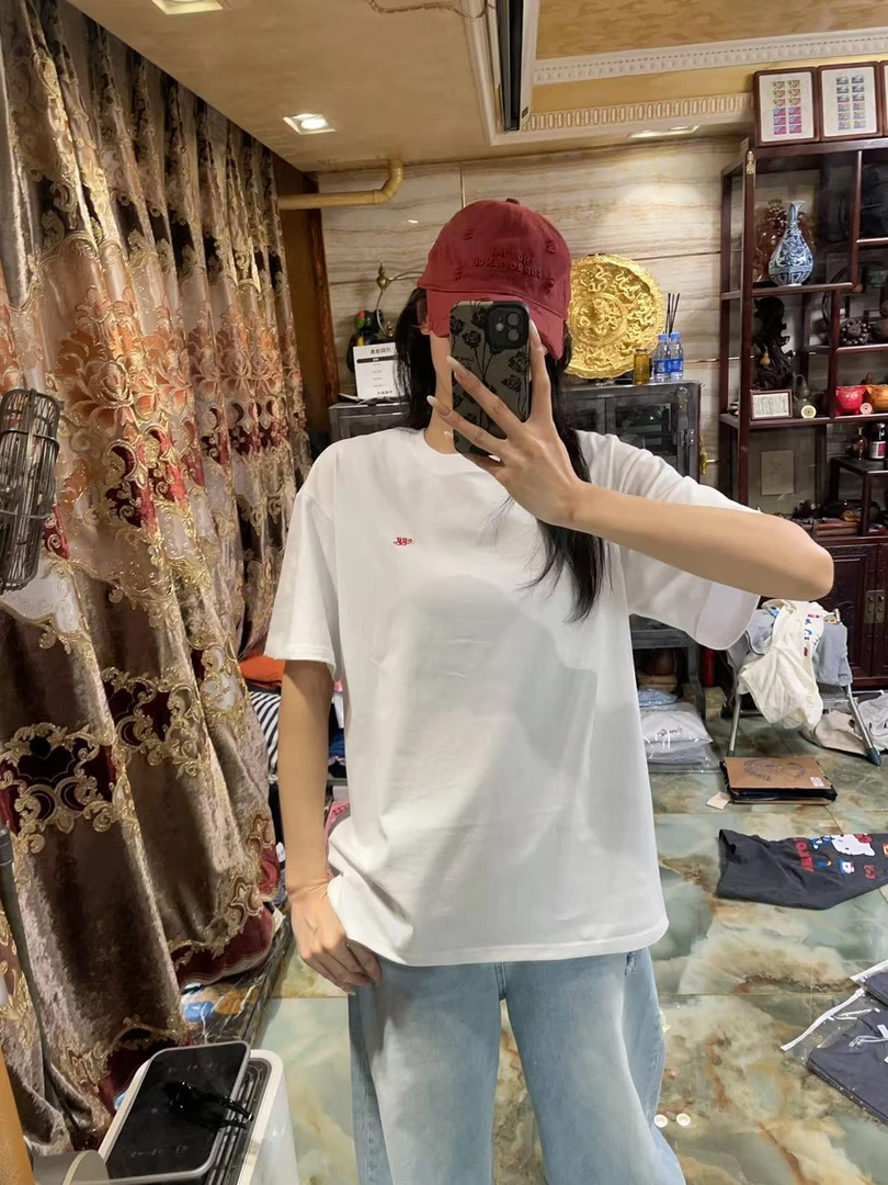 0251【夏季新款】韩系e家简约休闲百搭潮牌圆领短袖