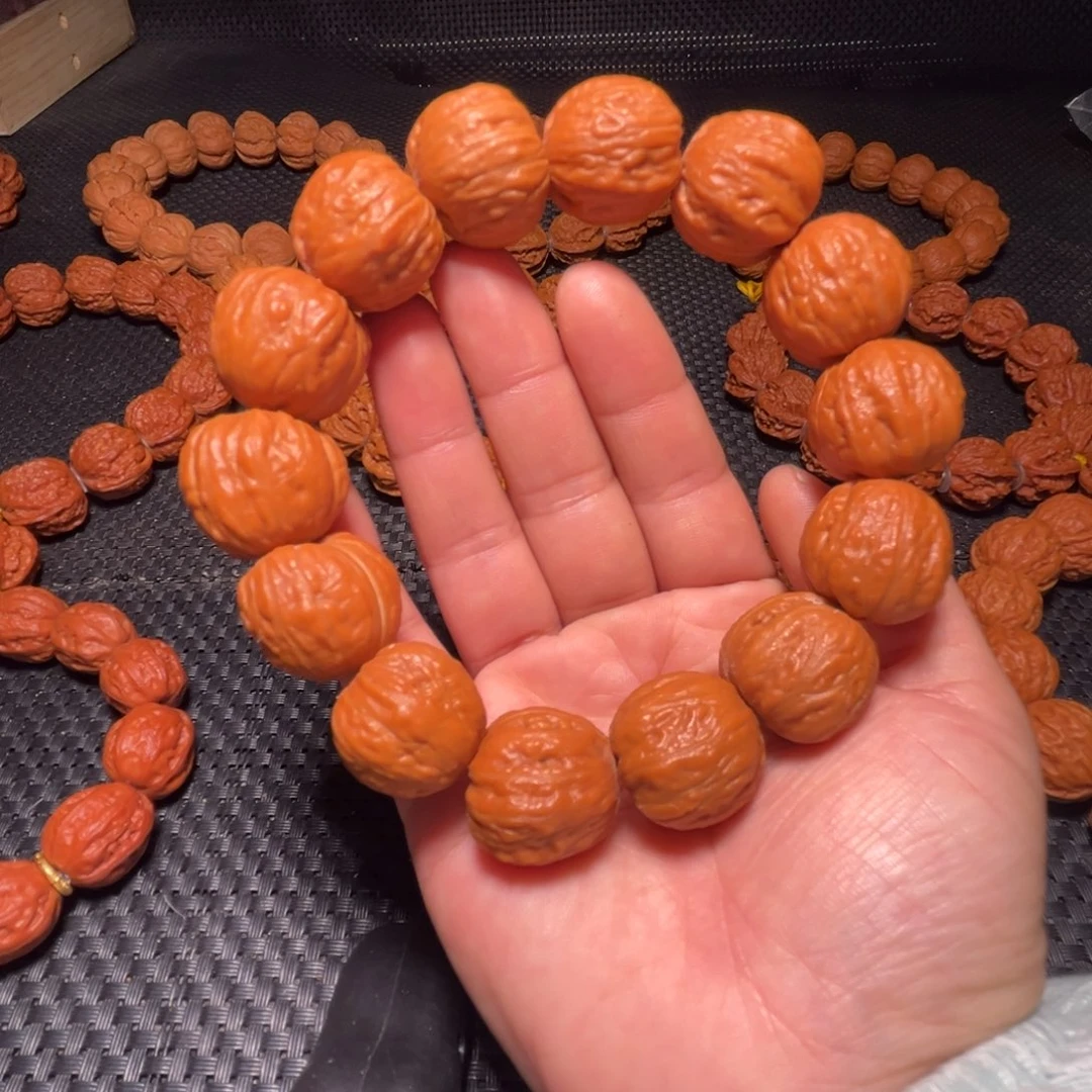 醉***风吊坠文玩核桃光头方顿20