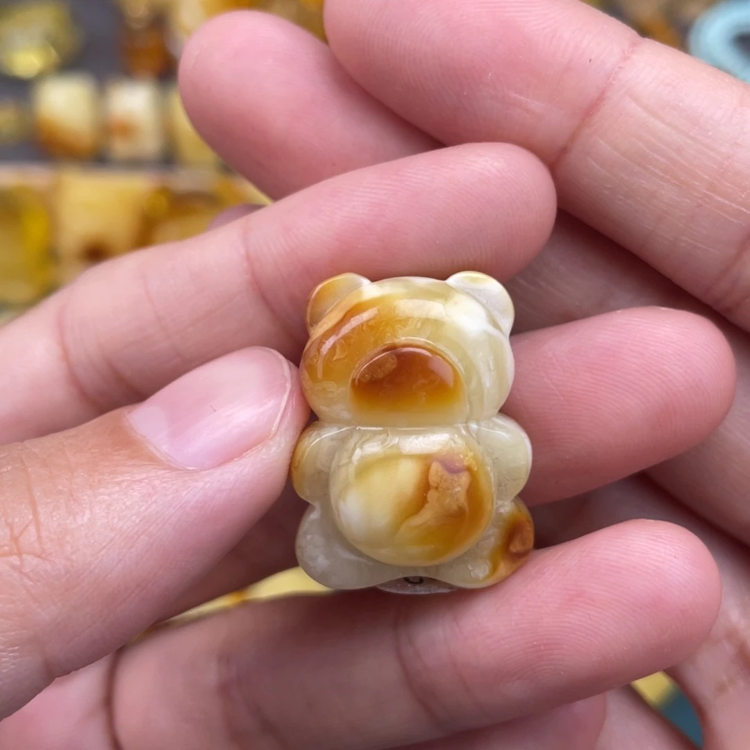 裸石琥珀未镶嵌蜜蜡