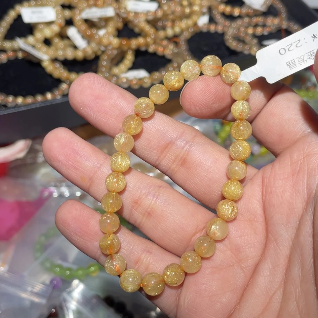 水晶手链未镶嵌丸*头手链