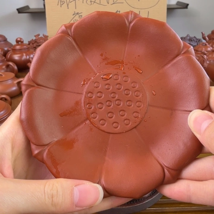 紫砂茶壶朱泥壶承