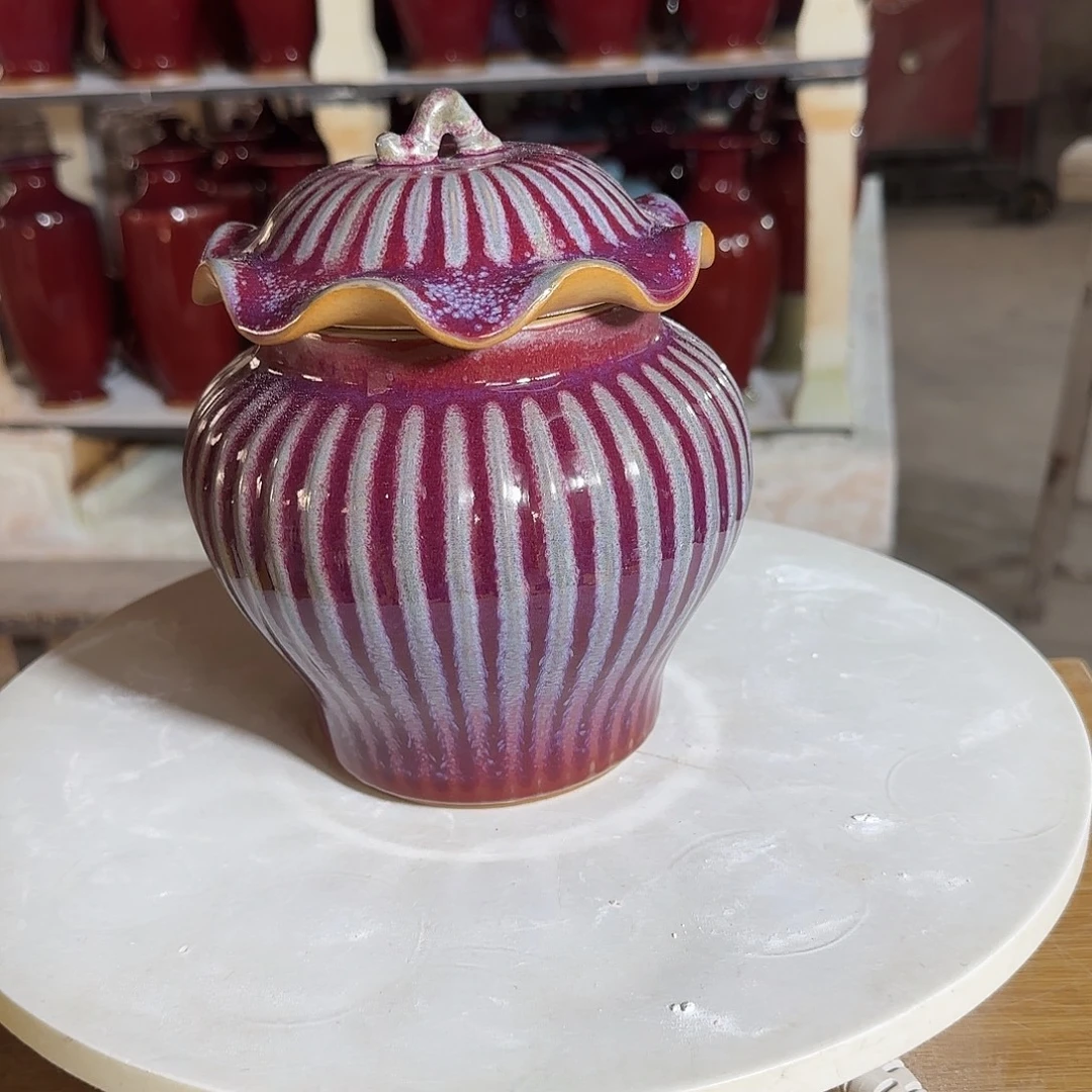 摆件陶郑家钧窑摆件