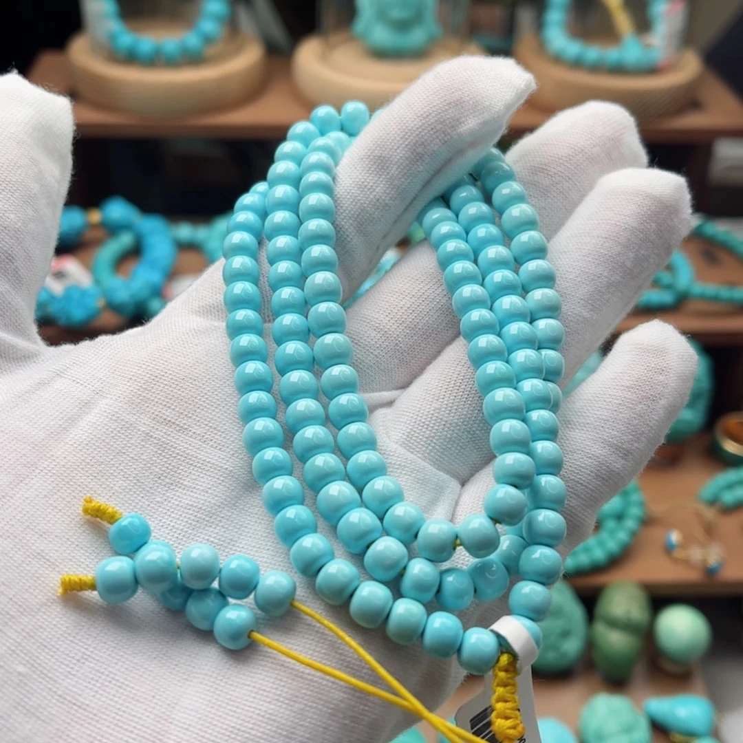 绿松石未镶嵌配饰翠*