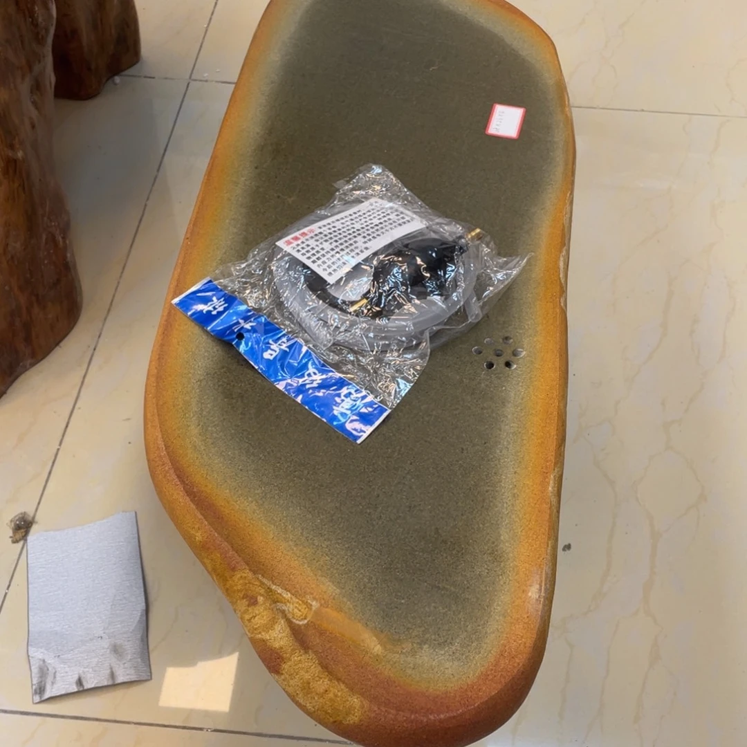 姐***萌端砚石茶盘天然石